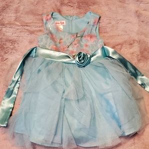 18 month pastel blue girls dress